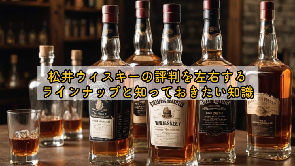 松井ウィスキーの評判を左右するラインナップと知っておきたい知識