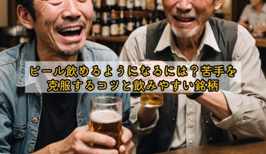 ビール飲めるようになるには？苦手を克服するコツと飲みやすい銘柄