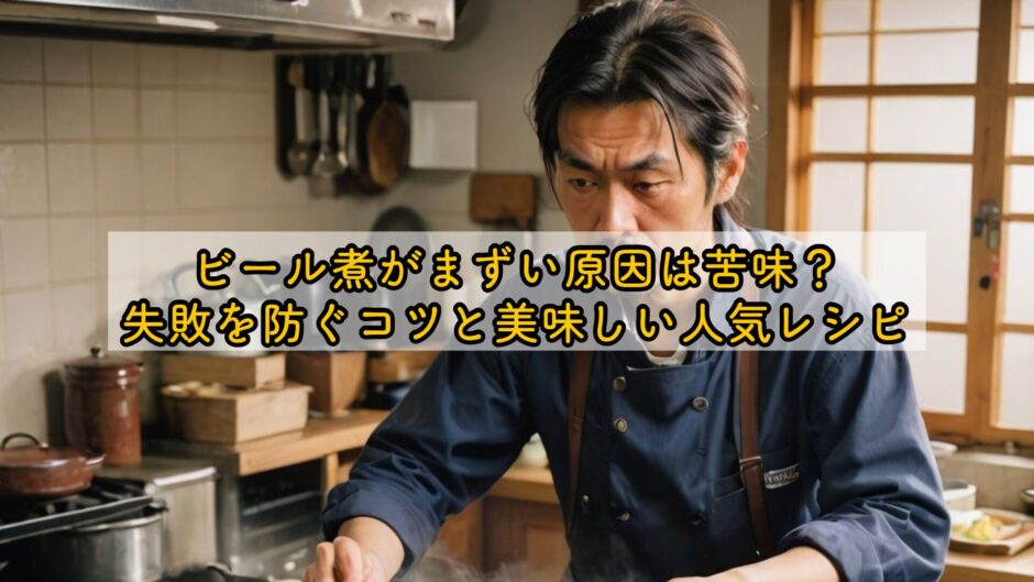 ビール煮がまずい原因は苦味？失敗を防ぐコツと美味しい人気レシピ