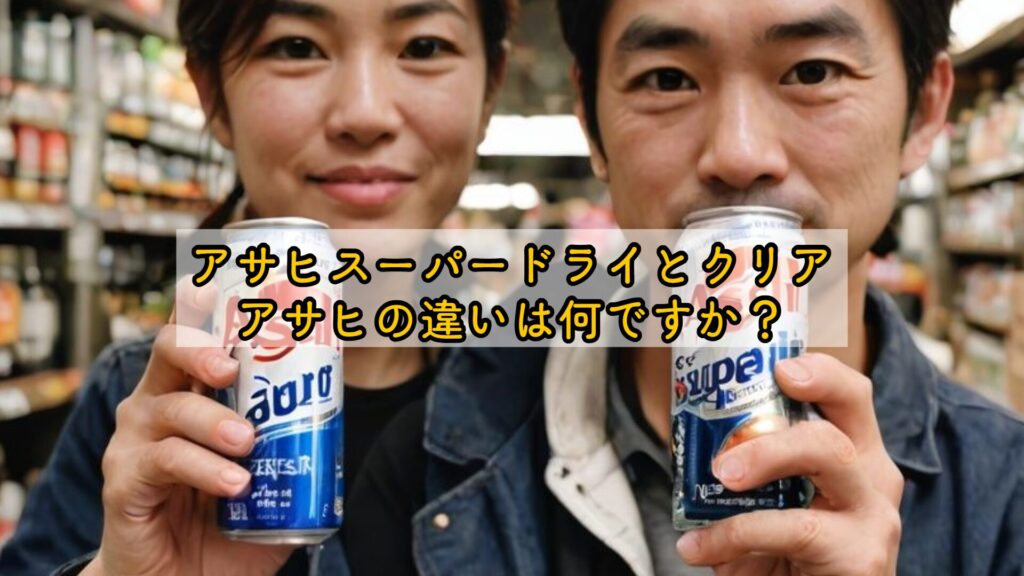 アサヒスーパードライとクリアアサヒの違いは何ですか?