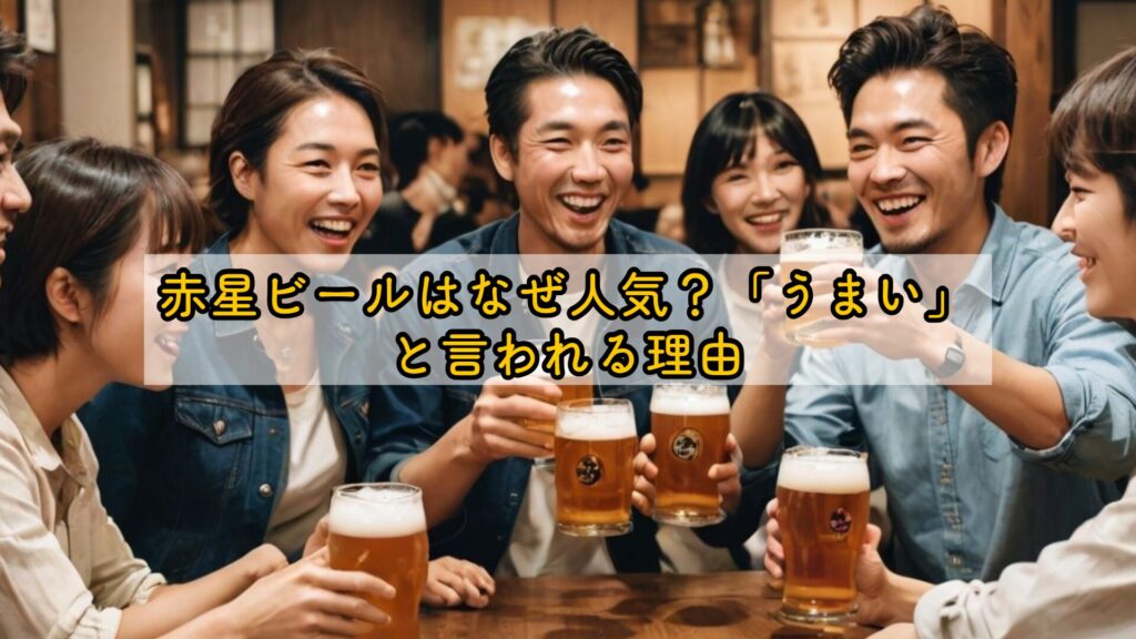 赤星ビールはなぜ人気?「うまい」と言われる理由