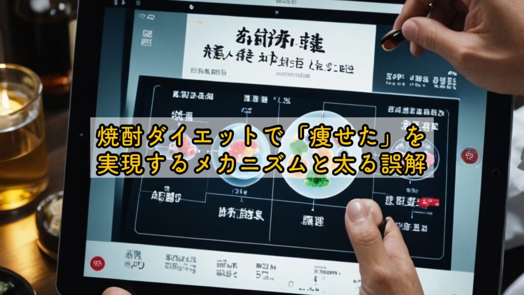 焼酎ダイエットで「痩せた」を実現するメカニズムと太る誤解