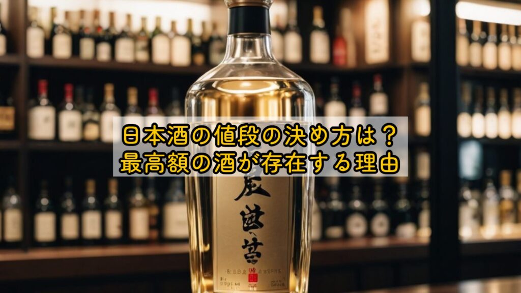 日本酒の値段の決め方は?最高額の酒が存在する理由