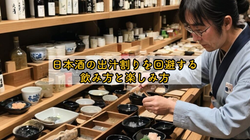 日本酒の出汁割りを回避する飲み方と楽しみ方