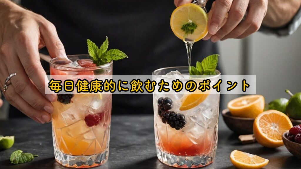 毎日健康的に飲むためのポイント