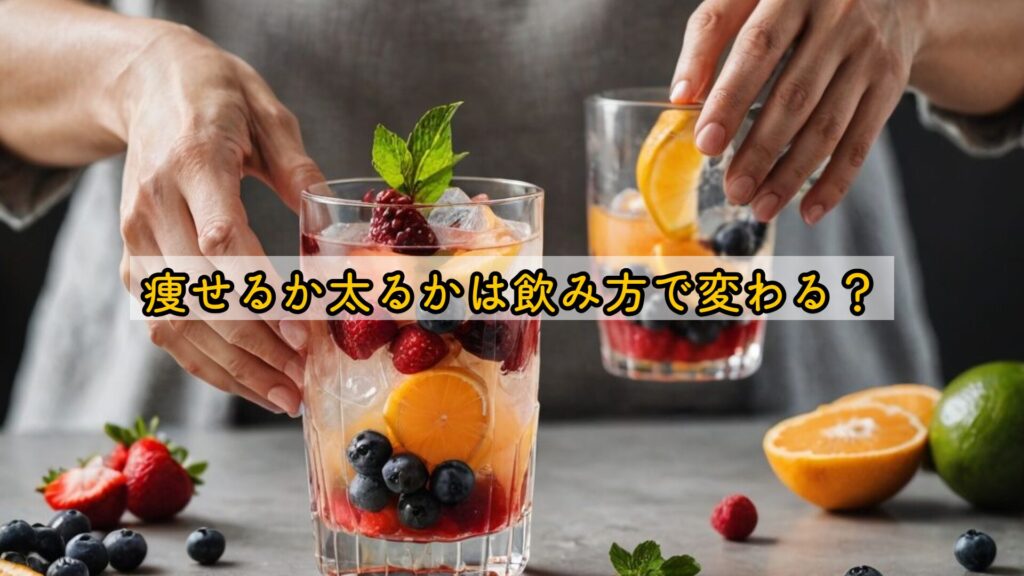 痩せるか太るかは飲み方で変わる?