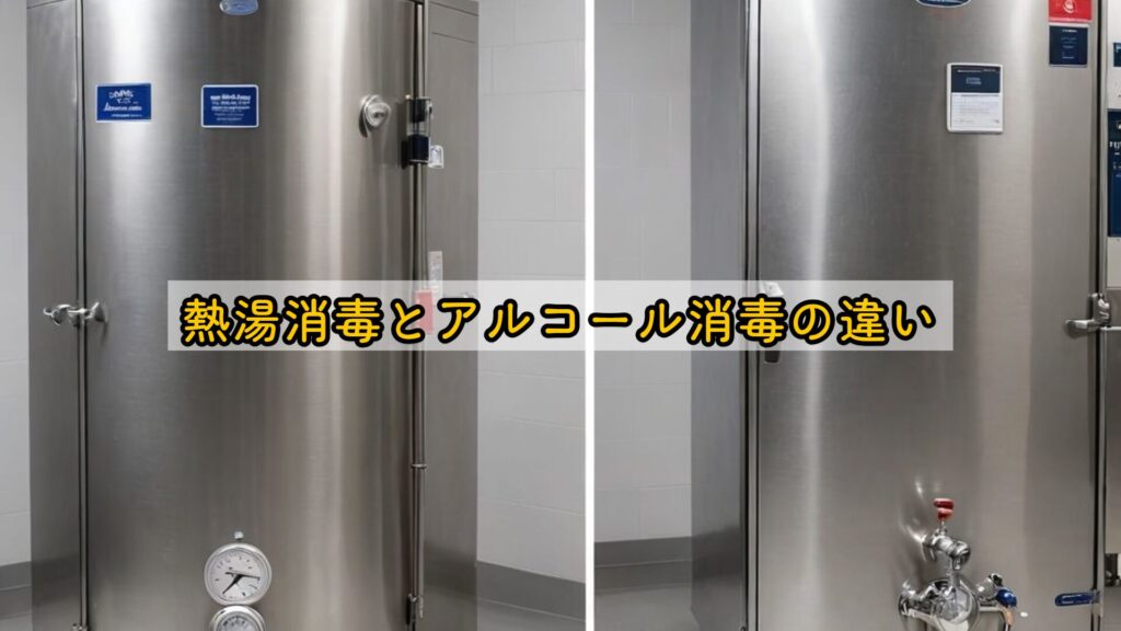 熱湯消毒とアルコール消毒の違い