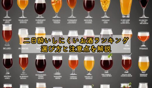 二日酔いしにくいお酒ランキング｜選び方と注意点を解説